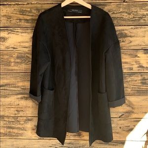 Zara Faux Suede Jacket